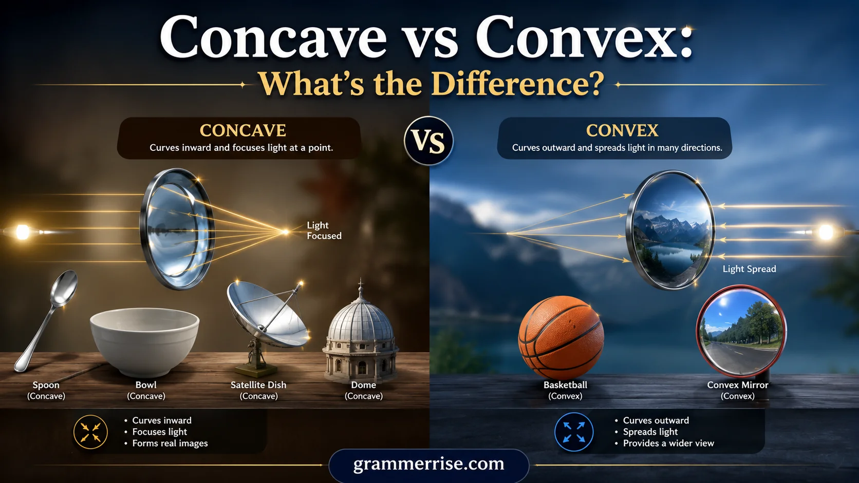 Concave vs convex