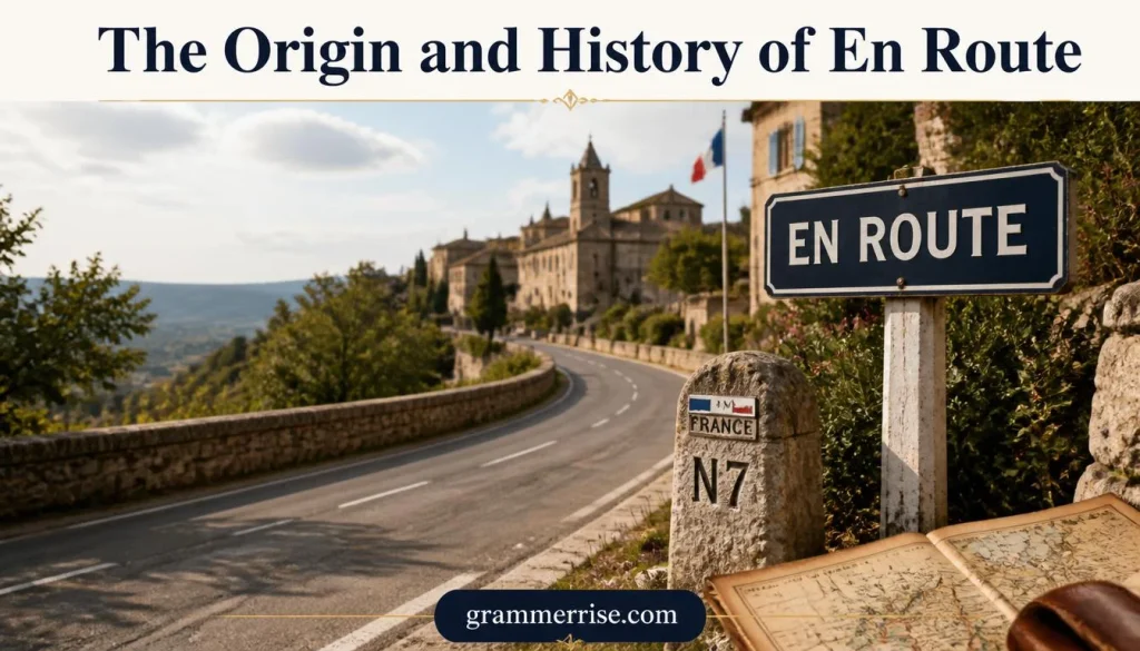 The Origin and History of En Route
