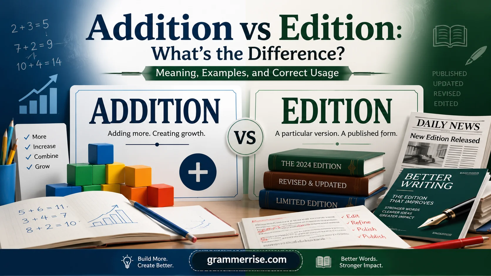 Addition vs Edition