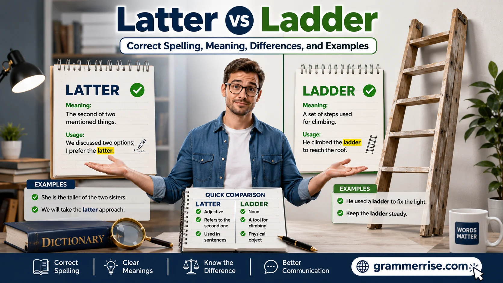 Is It Latter or Ladder