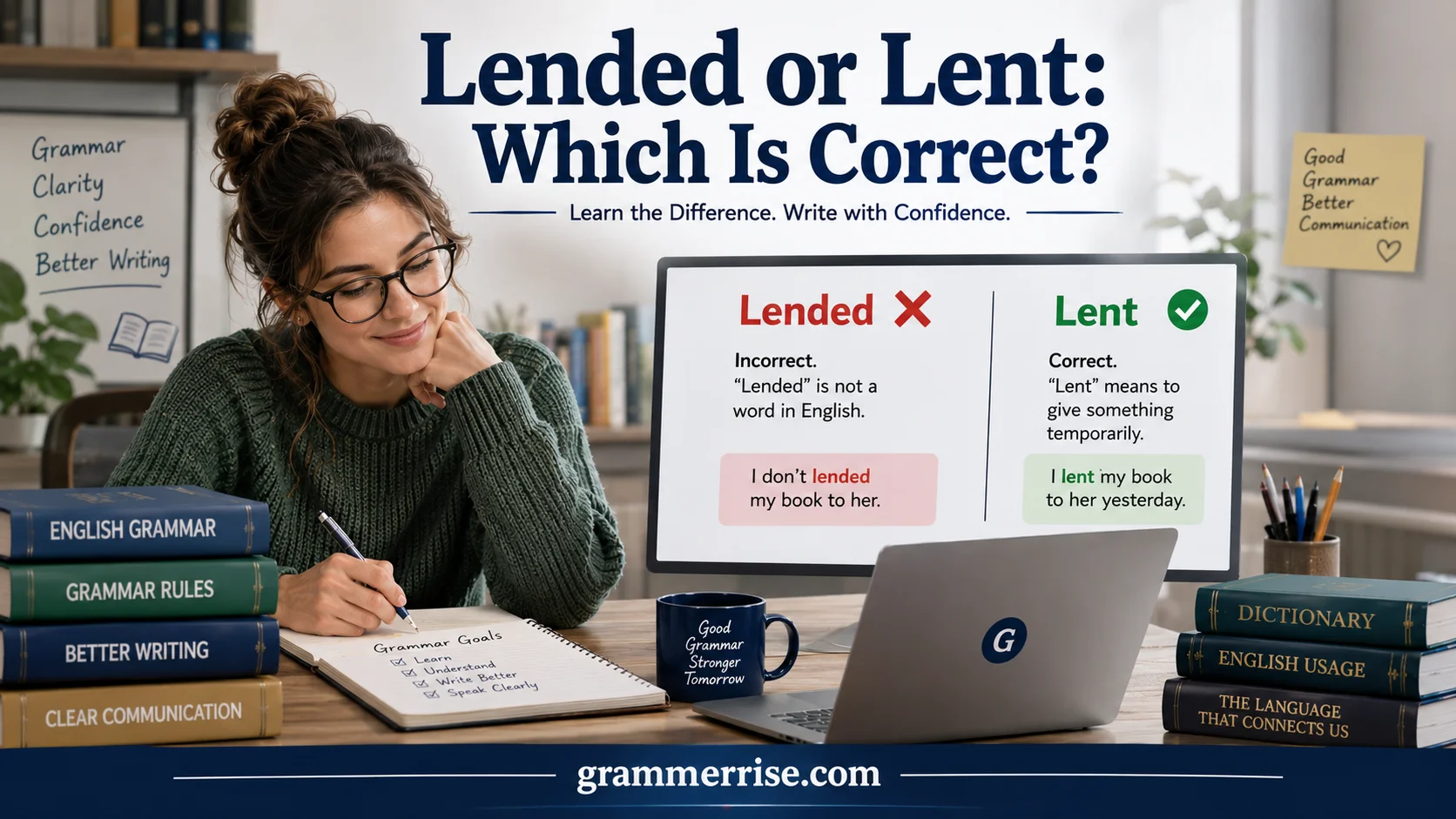 Lended or Lent