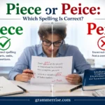 Piece or Peice