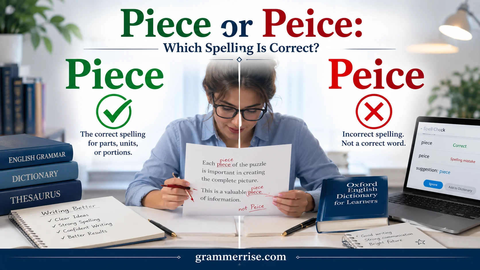 Piece or Peice