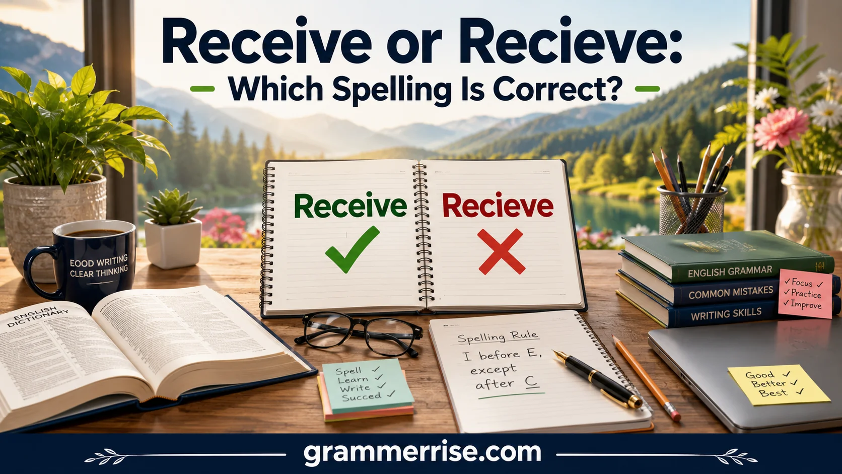 Receive or Recieve