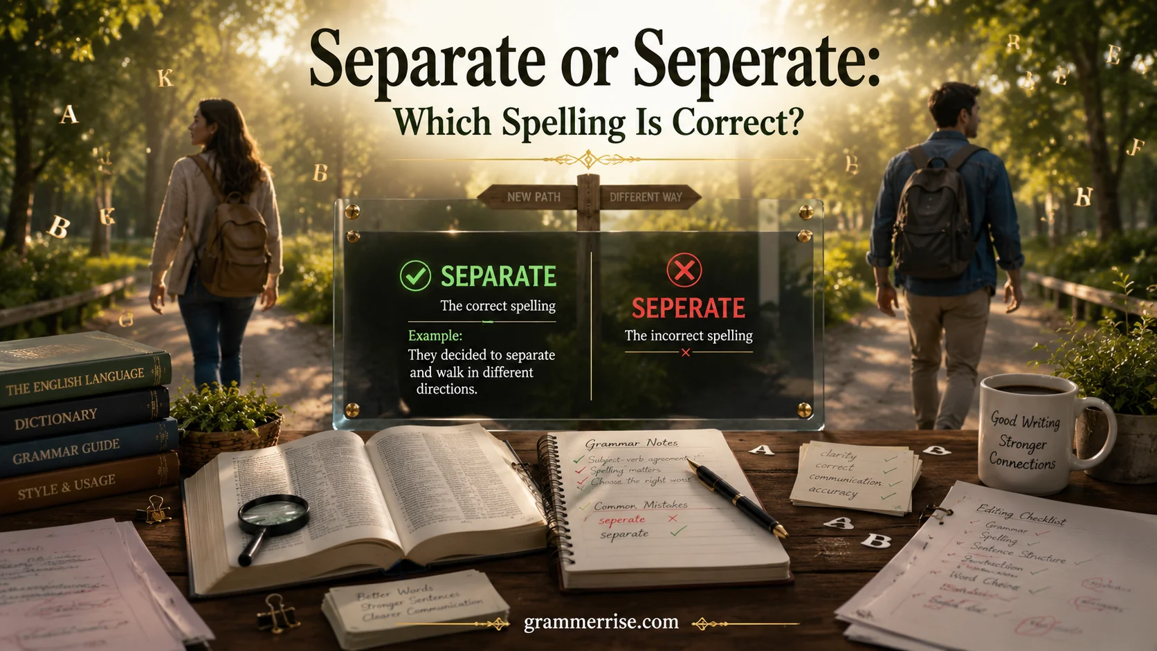 Separate or Seperate