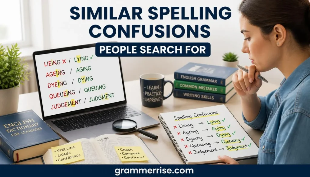 Similar Spelling Confusions People Search For