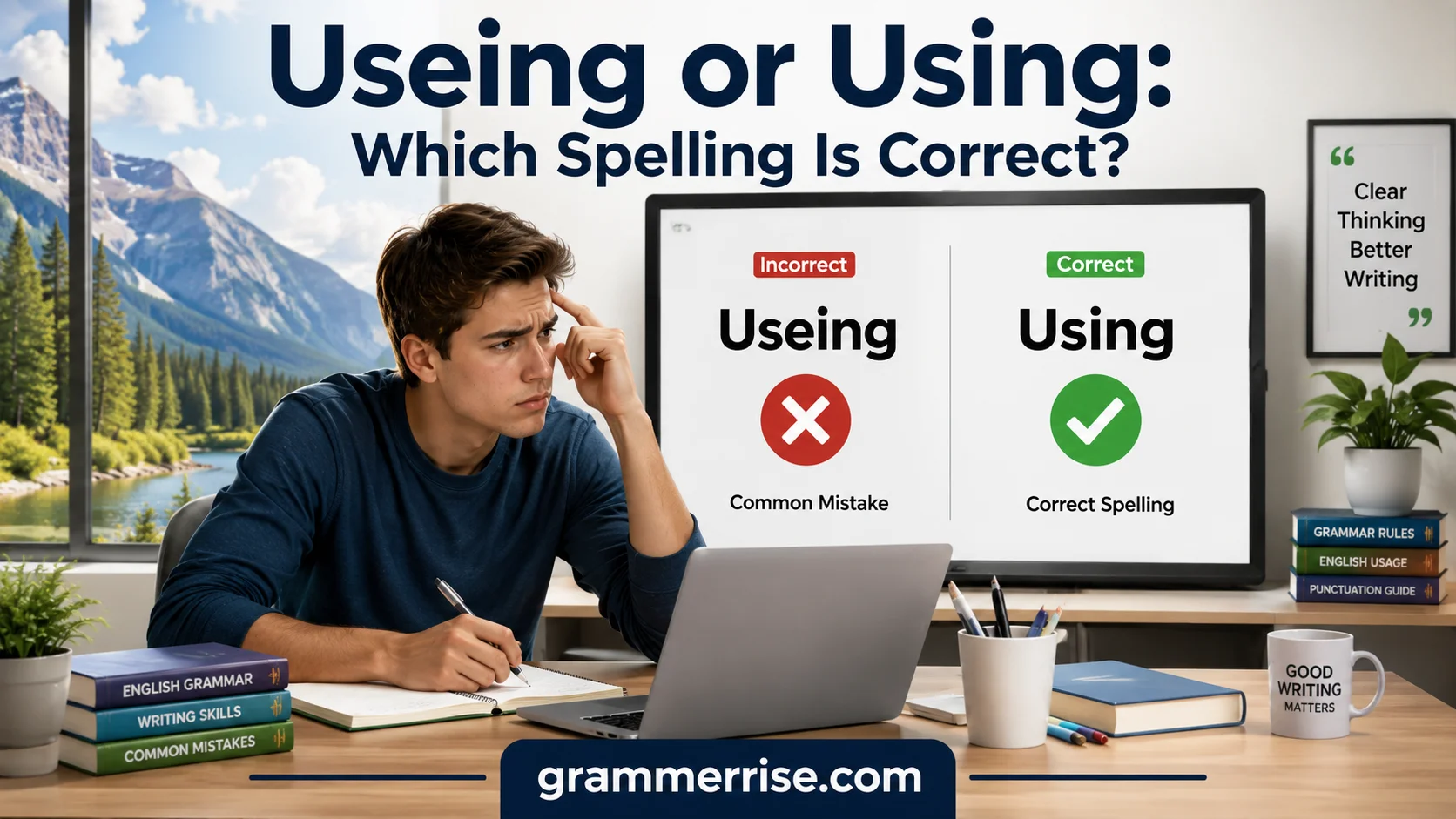 Useing or Using