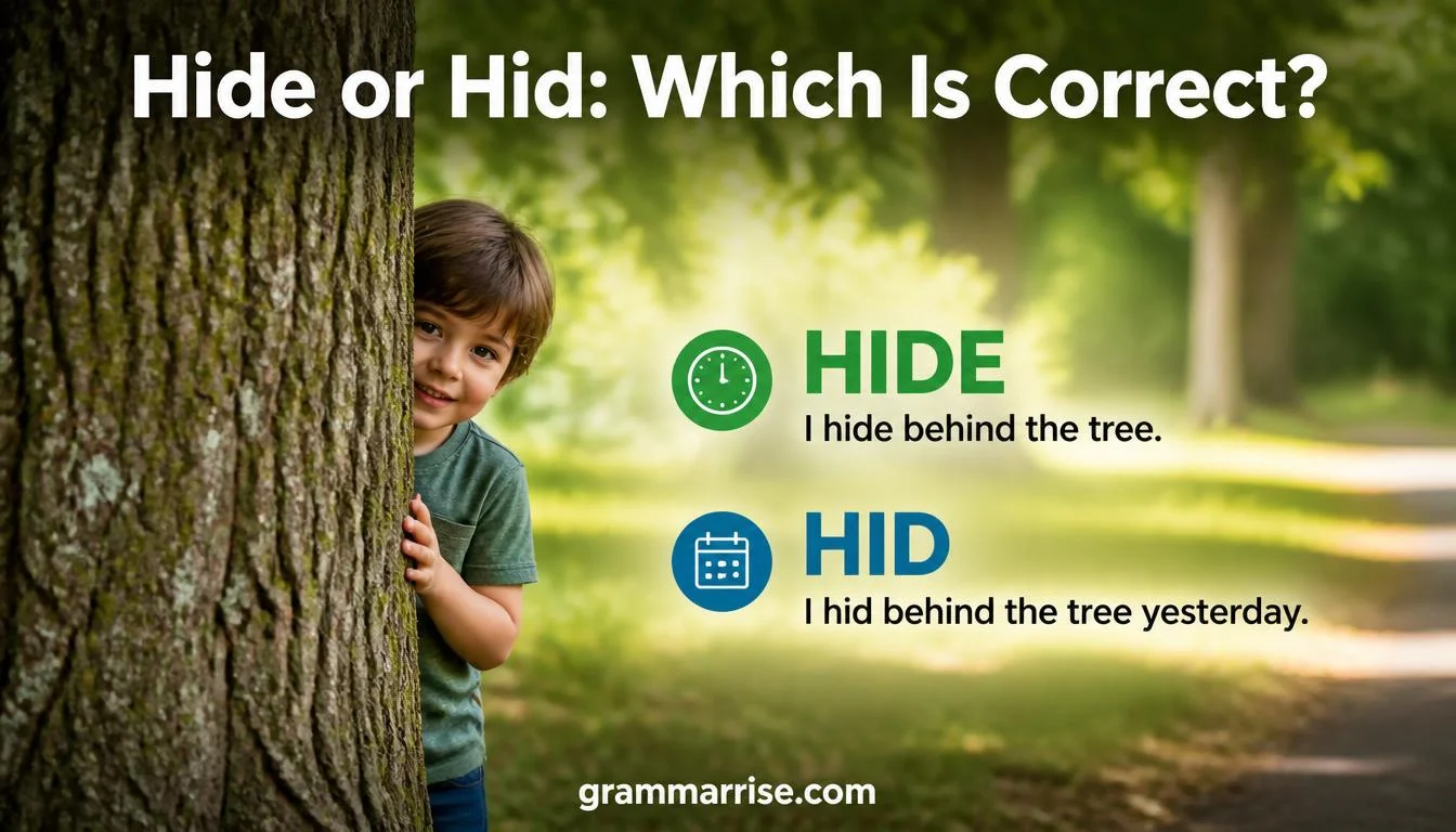 Hide or Hid