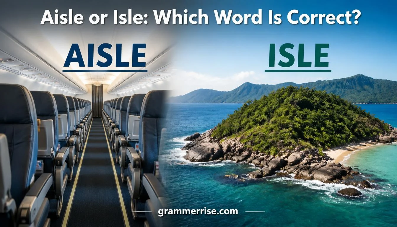 Aisle or Isle