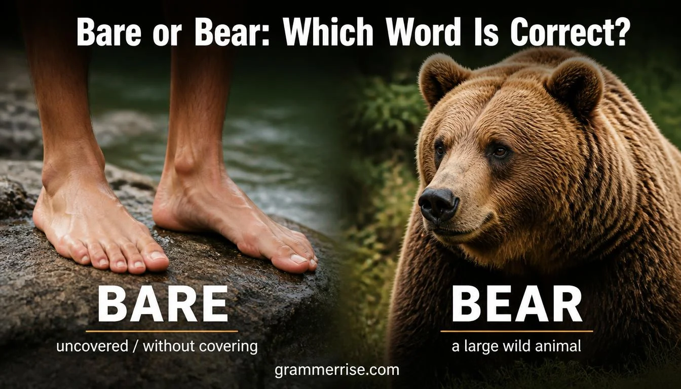 Bare or Bear
