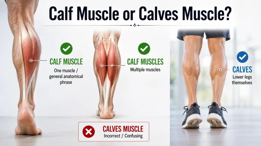 Calf Muscle or Calves Muscle