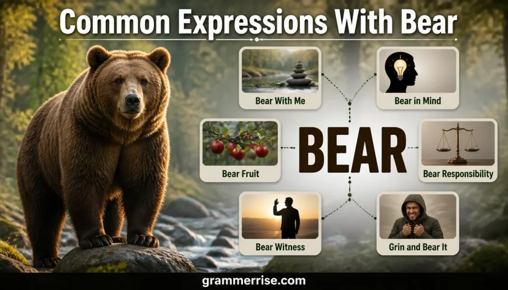 Common Expressions With Bear