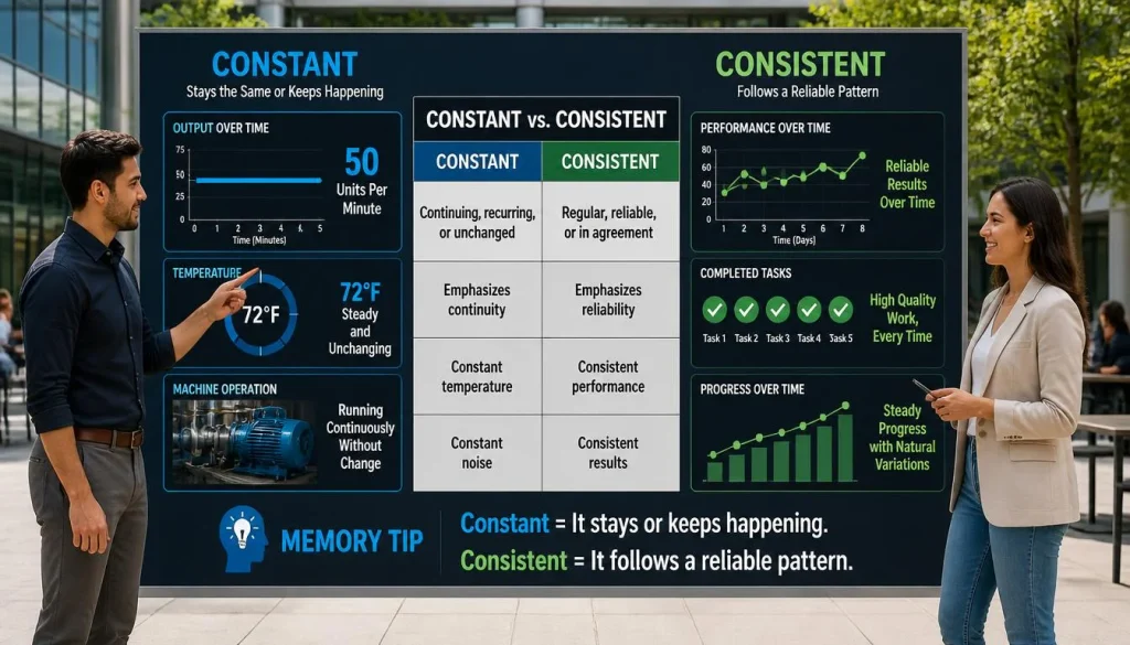 Constant vs. Consistent: The Quick Difference