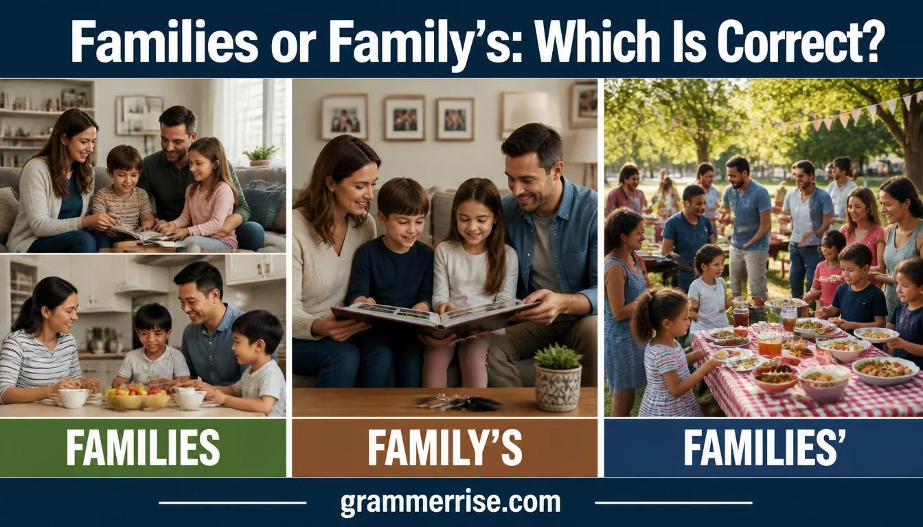 Families or Family’s