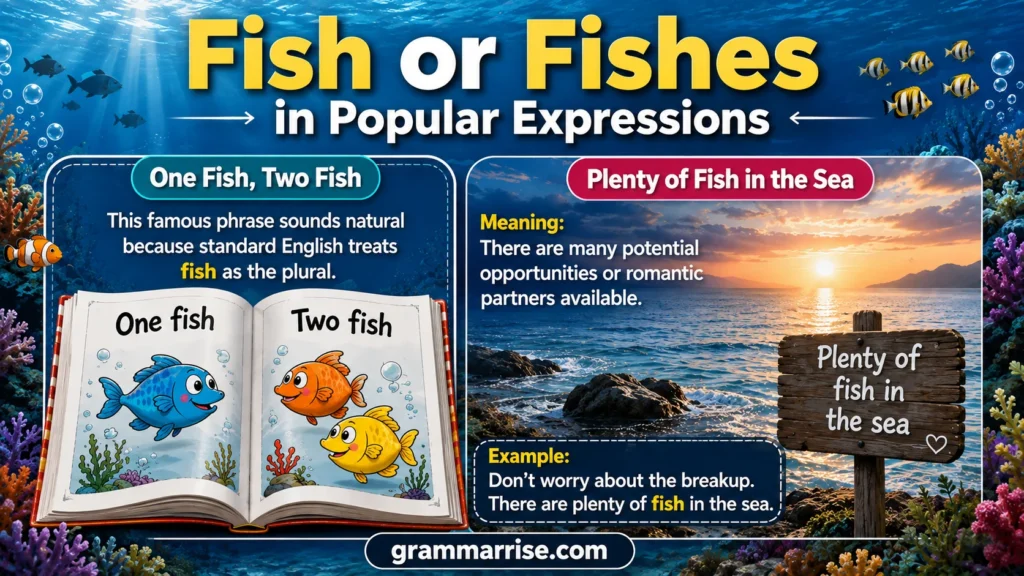Fish or Fishes in Popular Expressions