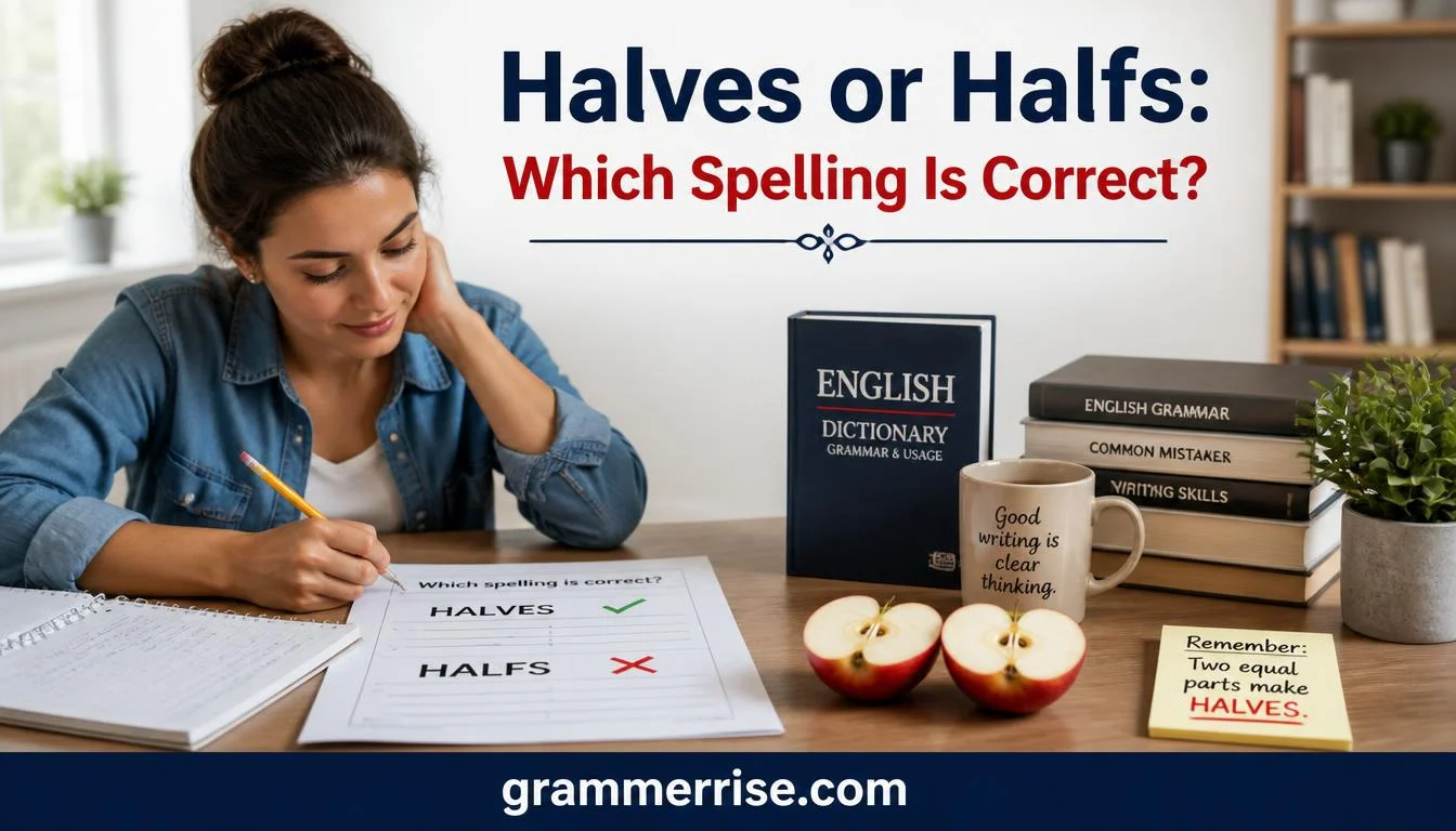 Halves or Halfs
