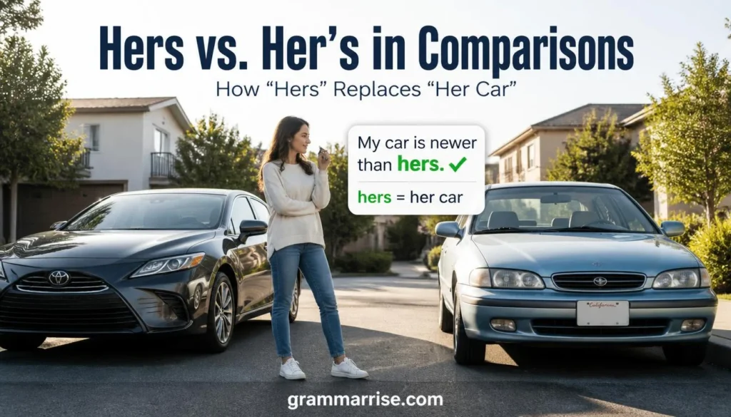 Hers vs. Her’s in Comparisons
