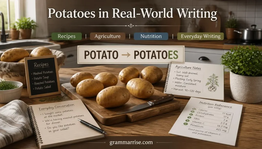 Potatoes in Real-World Writing