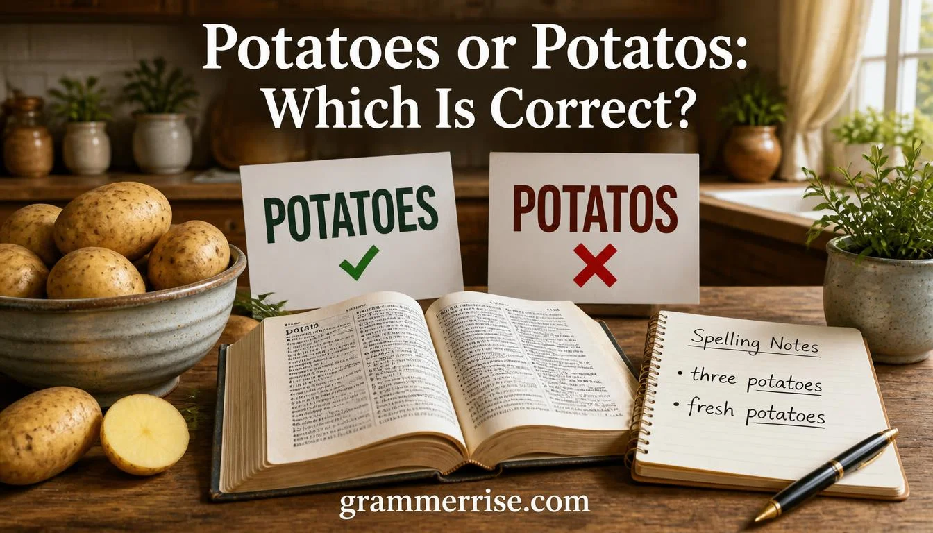 Potatoes or Potatos
