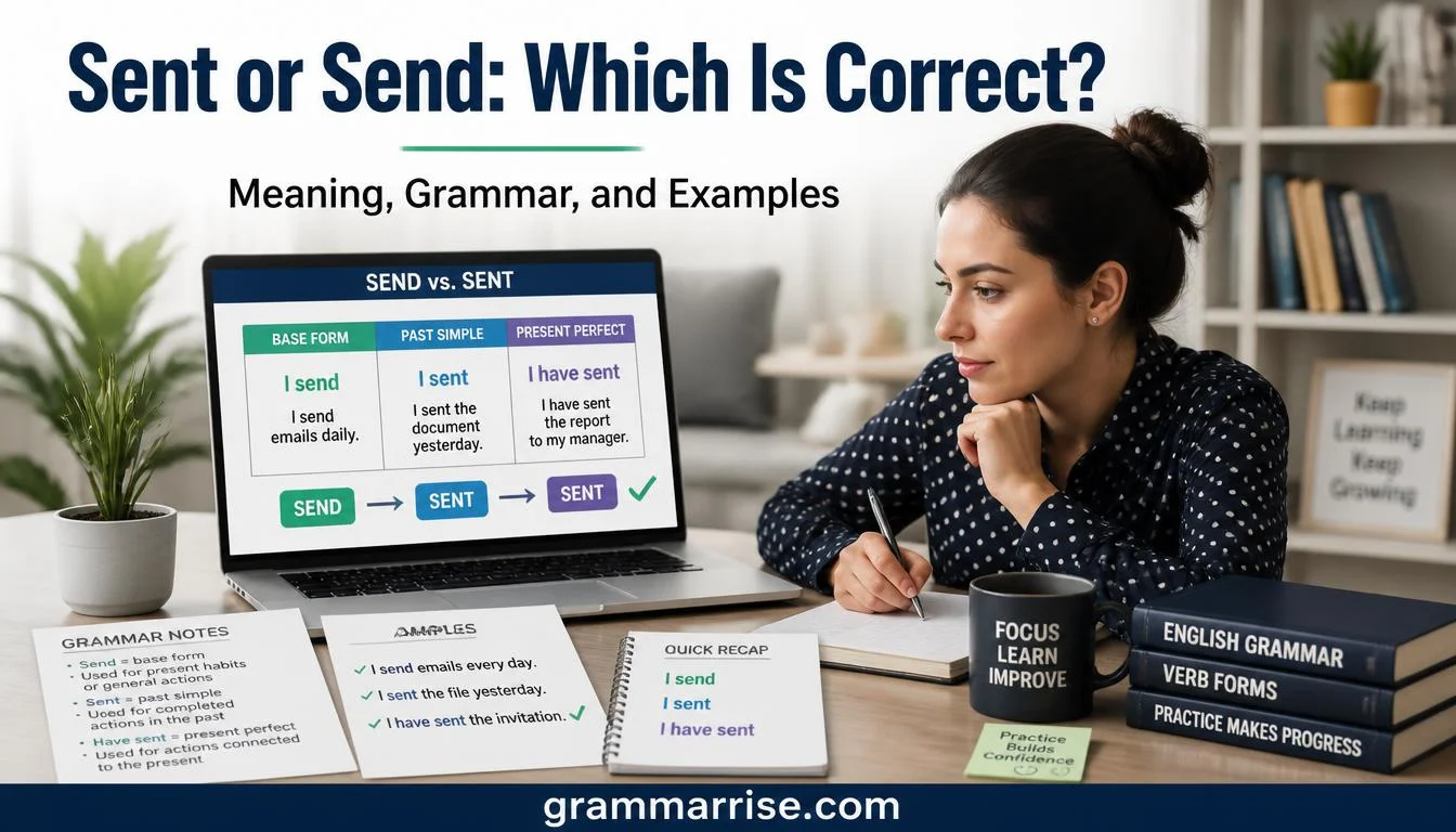 Sent or Send