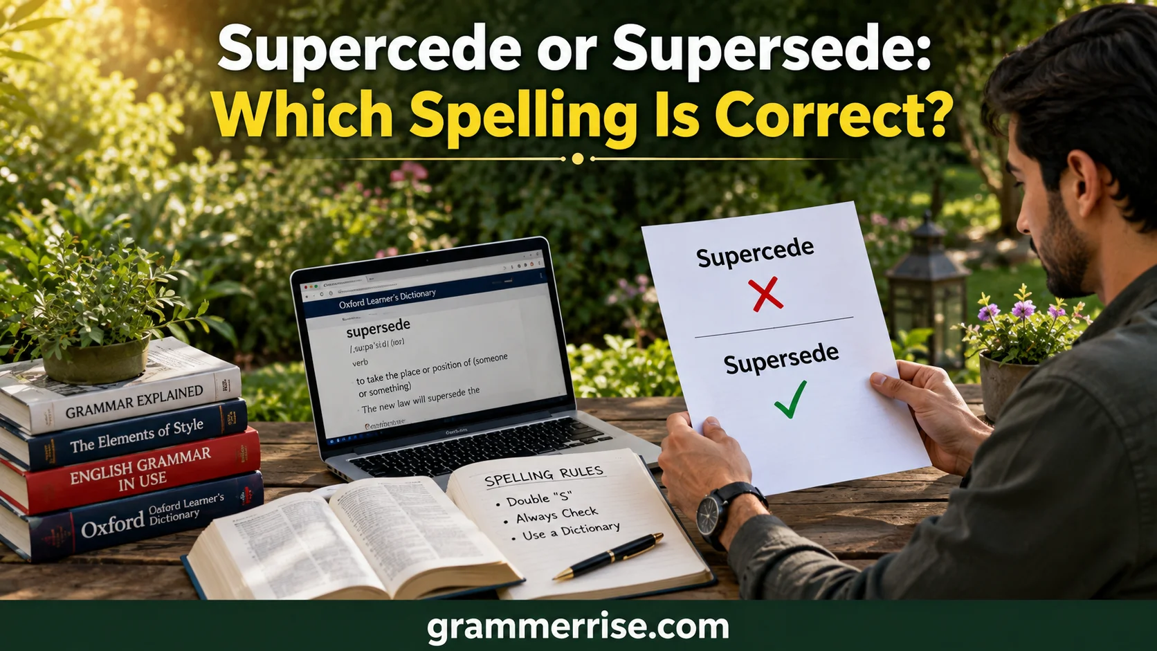 Supercede or Supersede