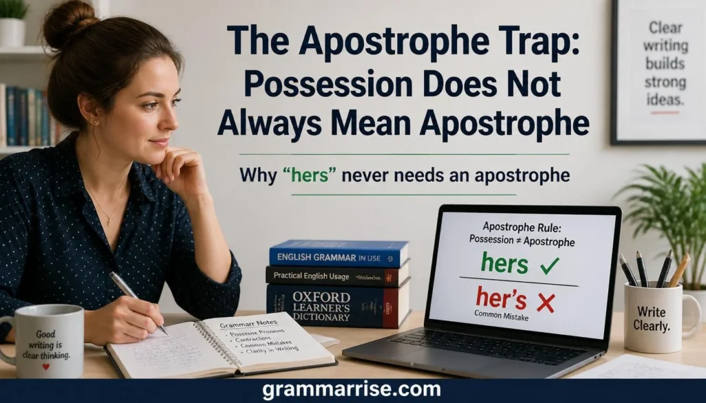 The Apostrophe Trap: Possession Does Not Always Mean Apostrophe