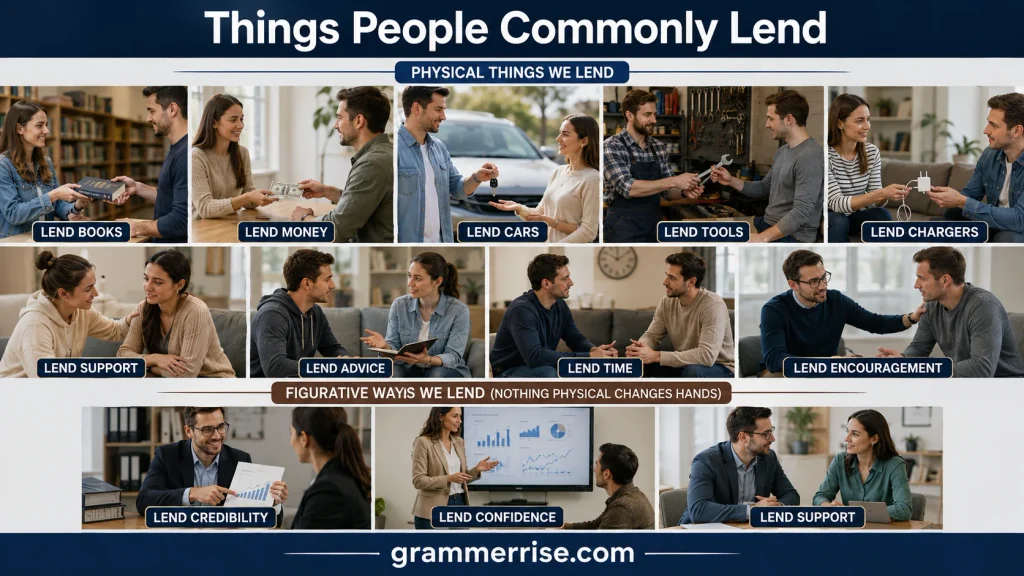 Things People Commonly Lend