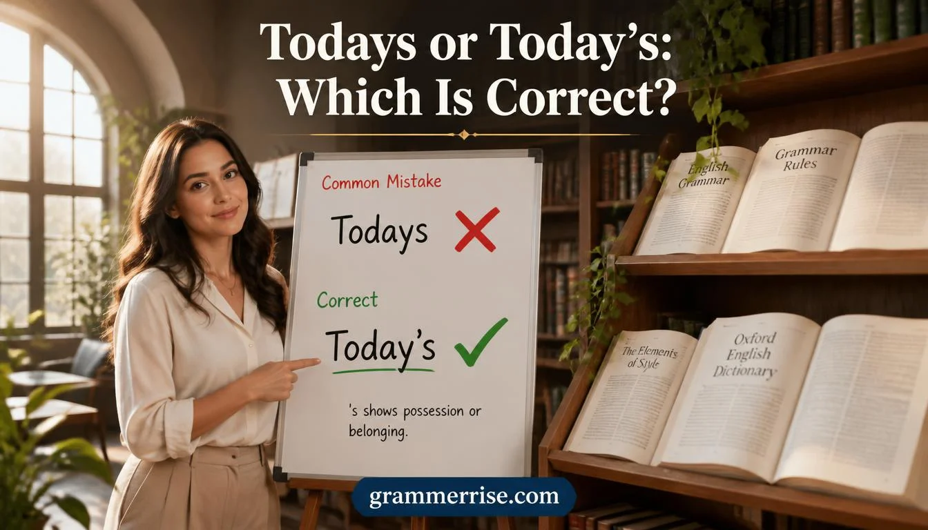 Todays or Today’s