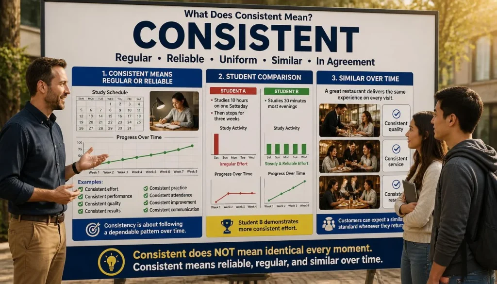 What Does Consistent Mean
