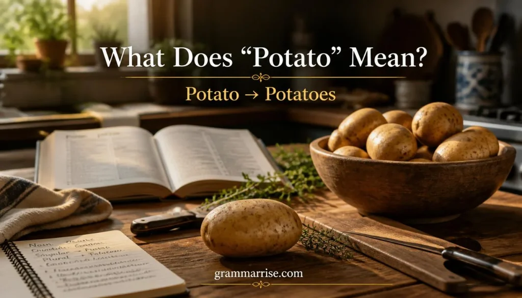 What Does “Potato” Mean